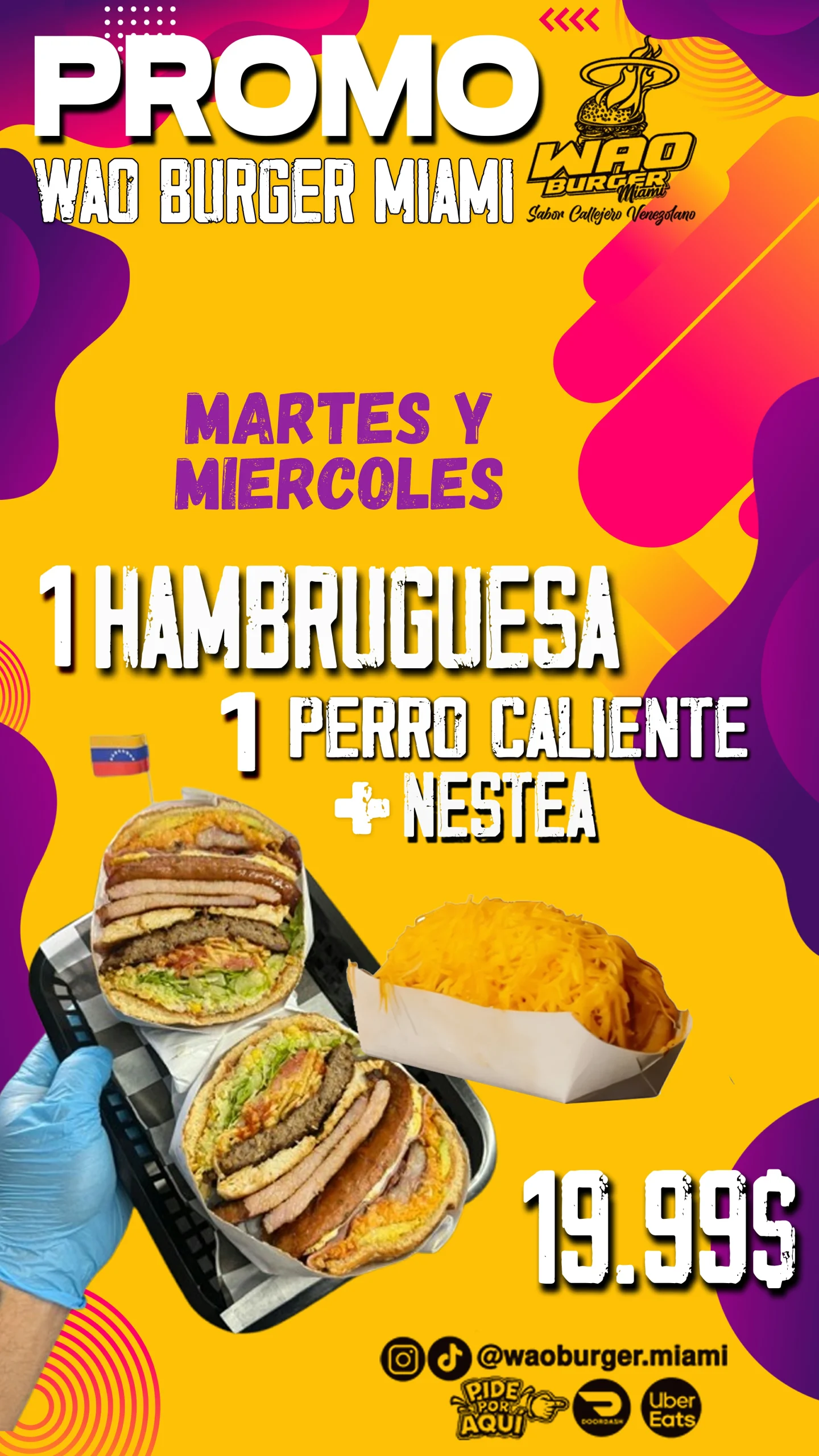 OFERTA PERRHAMBURGUESAS MARTES A MEIRCOLES 31 MARZO 2026