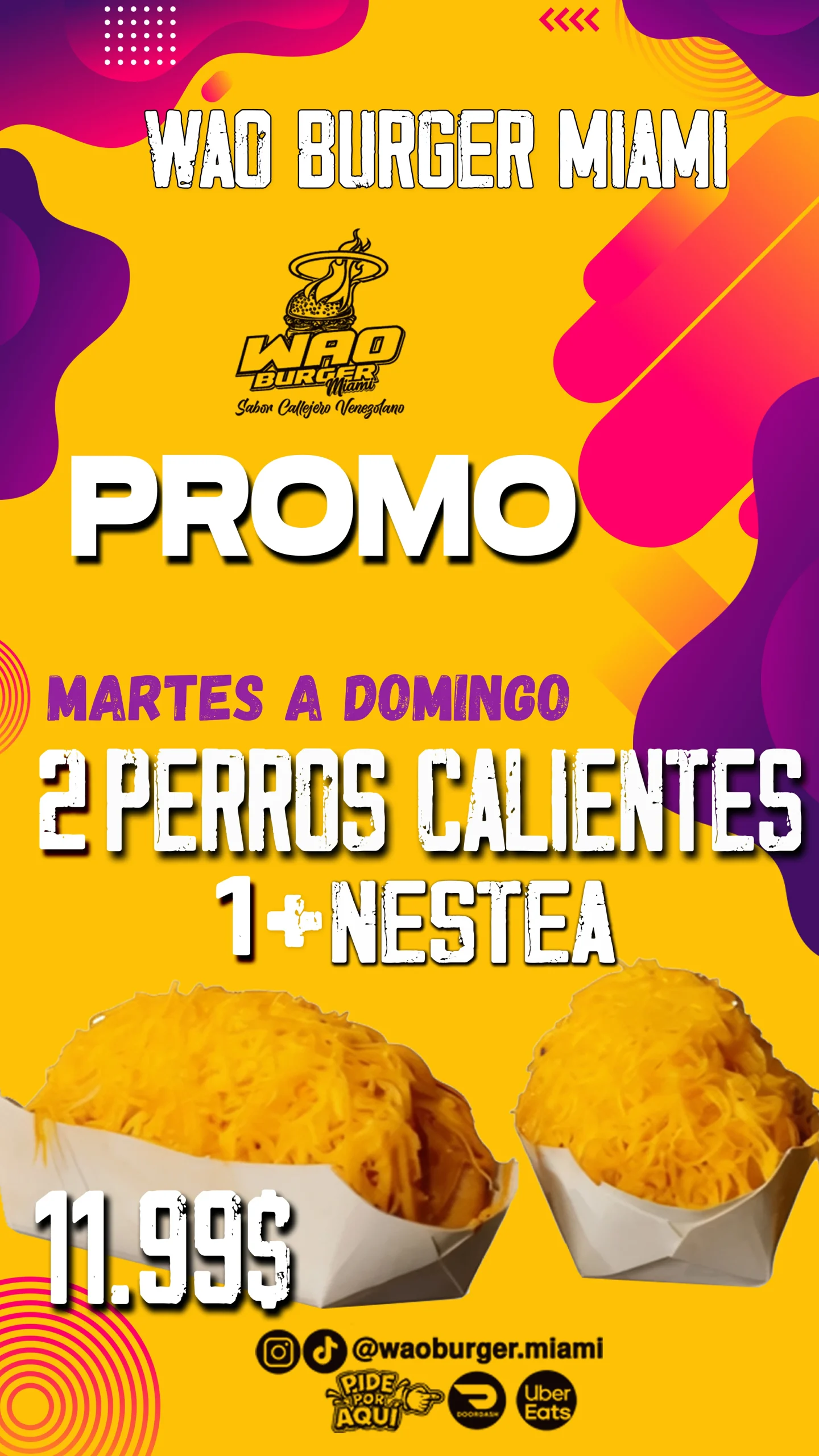 PERROS EN OFERTA WAO BURGER